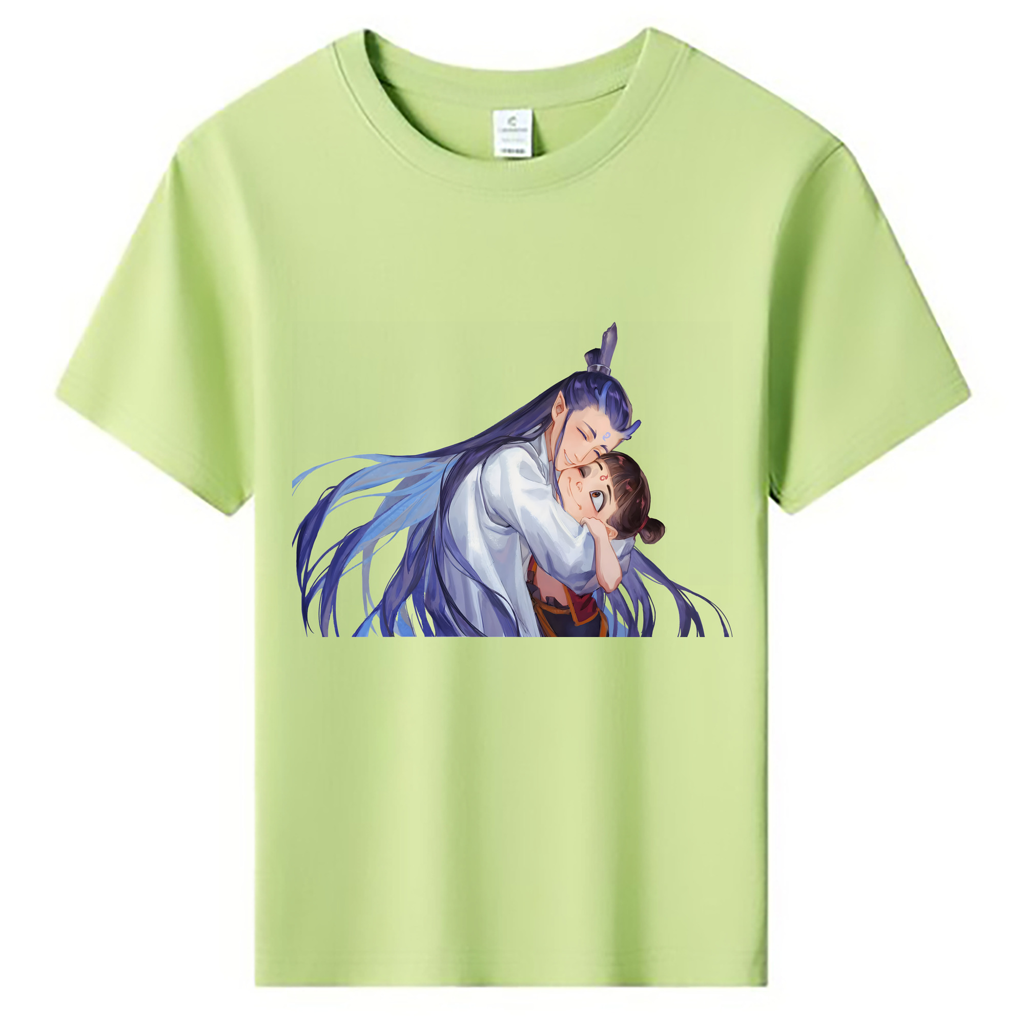（画像用） Ne Zha 2 ナタ 魔童の大暴れ 綿100％キッズTシャツ（フロントプリント）